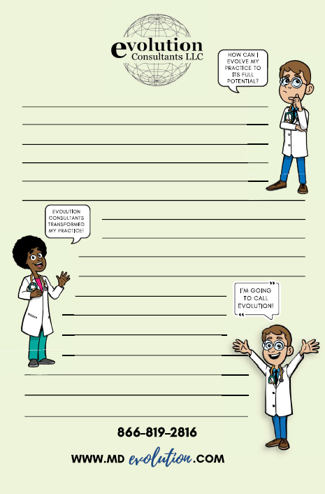 Evolution Consultants LLC Practice Office Notepad