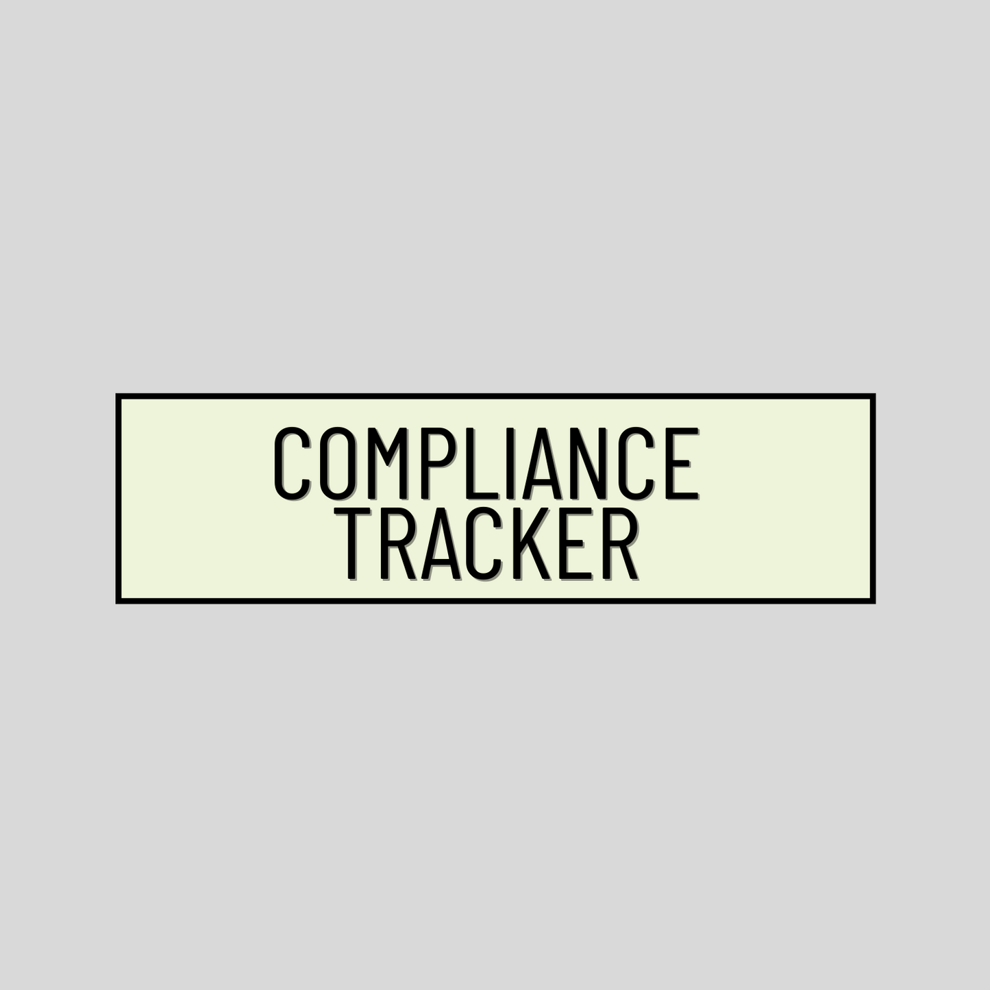 Customizable Training and Compliance Tracker