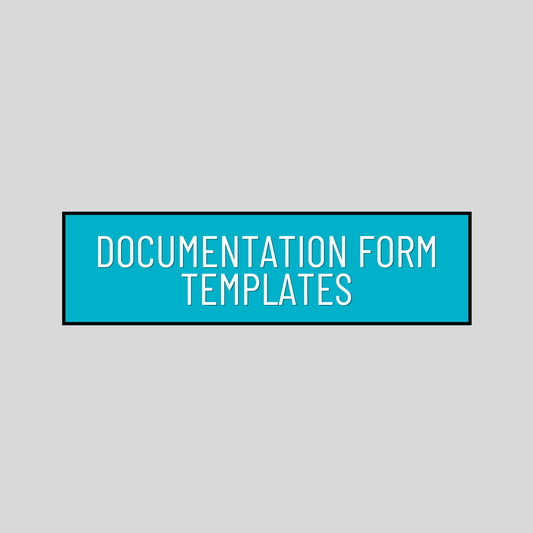 Documentation Form Templates