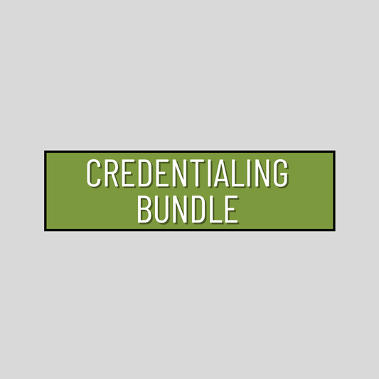 Credentialing Bundle